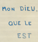 Louise Bourgeois. Mon Dieu, Mon Dieu, Que le Silence Est Beau. 2006
