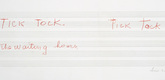 Louise Bourgeois. Text in Nothing to Remember (set 1), from the series of folio sets (1-6). 2004-2006