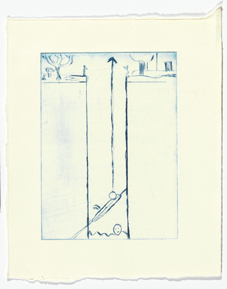 Louise Bourgeois. Untitled, plate 8 of 9, from the portfolio, The View from the Bottom of the Well. 1995
