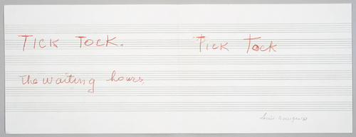 Louise Bourgeois. Text in Nothing to Remember (set 1), from the series of folio sets (1-6). 2004-2006