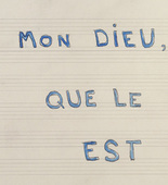 Louise Bourgeois. Mon Dieu, Mon Dieu, Que le Silence Est Beau. 2006