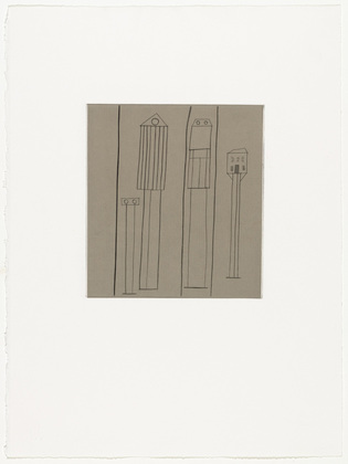 Louise Bourgeois. Atlantic Avenue No 2: Transparent Houses. c. 1990
