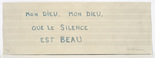 Louise Bourgeois. Mon Dieu, Mon Dieu, Que le Silence Est Beau. 2006