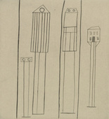 Louise Bourgeois. Atlantic Avenue No 2: Transparent Houses. c. 1990