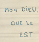 Louise Bourgeois. Mon Dieu, Mon Dieu, Que le Silence Est Beau. 2006