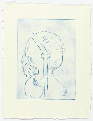 Louise Bourgeois. Untitled, plate 7 of 9, from the portfolio, The View from the Bottom of the Well. 1995
