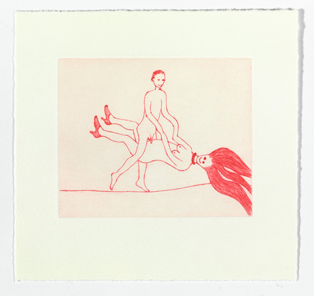 Louise Bourgeois. Untitled, plate 1 of 5, from the illustrated book, The Laws of Nature. c. 2006