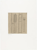 Louise Bourgeois. Atlantic Avenue No 2: Transparent Houses. c. 1990