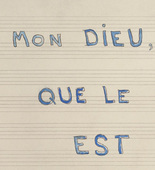 Louise Bourgeois. Mon Dieu, Mon Dieu, Que le Silence Est Beau. 2006
