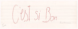 Louise Bourgeois. C'est Si Bon!! 2006