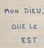 Louise Bourgeois. Mon Dieu, Mon Dieu, Que le Silence Est Beau. 2006