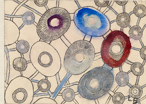 Louise Bourgeois. Untitled, no. 4, in Nothing to Remember (set 3), from the series of folio sets (1-6). 2004-2006