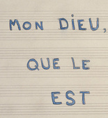 Louise Bourgeois. Mon Dieu, Mon Dieu, Que le Silence Est Beau. 2006