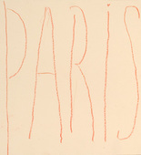 Louise Bourgeois. Verso of Untitled (no. 16) in 10 AM Is When You Come to Me (set 6), from the series of installation sets (1-10). 2006