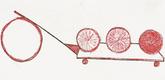Louise Bourgeois. Le P&egrave;re en Balade avec les Trois Fils. 2000