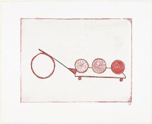 Louise Bourgeois. Le P&egrave;re en Balade avec les Trois Fils. 2000