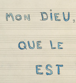 Louise Bourgeois. Mon Dieu, Mon Dieu, Que le Silence Est Beau. 2006