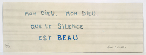 Louise Bourgeois. Mon Dieu, Mon Dieu, Que le Silence Est Beau. 2006