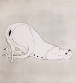 Louise Bourgeois. Untitled, plate 1 of 5, from the illustrated book, Metamorfosis. 1999