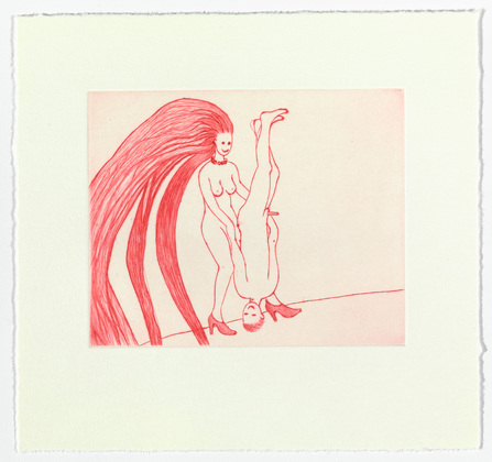 Louise Bourgeois. Untitled, plate 4 of 5, from the illustrated book, The Laws of Nature. c. 2006
