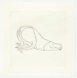 Louise Bourgeois. Untitled, plate 1 of 5, from the illustrated book, and plate 1 of 7, from the portfolio, Metamorfosis. 1997