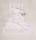 Louise Bourgeois. Untitled, plate 2 of 5, from the illustrated book, Metamorfosis. 1999