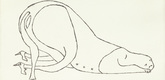 Louise Bourgeois. Untitled, plate 1 of 5, from the illustrated book, and plate 1 of 7, from the portfolio, Metamorfosis. 1997