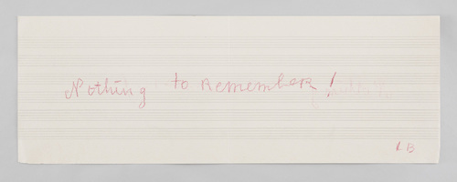 Louise Bourgeois. Nothing to Remember (set 5), from the series of folio sets (1-6). 2004-2006