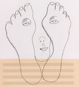 Louise Bourgeois. Untitled, plate 3 of 5, from the illustrated book, Metamorfosis. 1999
