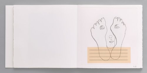 Louise Bourgeois. Untitled, plate 3 of 5, from the illustrated book, Metamorfosis. 1999