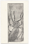 Louise Bourgeois. Untitled, plate 1 of 9, from the illustrated book, Ode &agrave; Ma M&egrave;re. 1995