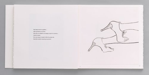 Louise Bourgeois. Untitled, plate 4 of 5, from the illustrated book, Metamorfosis. 1999
