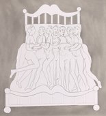 Louise Bourgeois. Untitled, plate 5 of 5, from the illustrated book, Metamorfosis. 1999