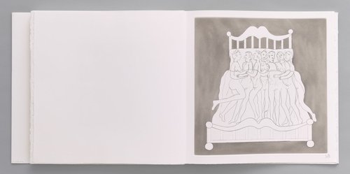 Louise Bourgeois. Untitled, plate 5 of 5, from the illustrated book, Metamorfosis. 1999