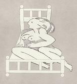 Louise Bourgeois. Untitled, plate 2 of 5, from the illustrated book, and plate 2 of 7, from the portfolio, Metamorfosis. 1997