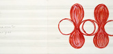 Louise Bourgeois. Untitled drawing, in Nothing to Remember (set 1), from the series of folio sets (1-6). 2004-2006