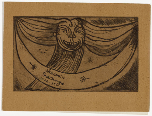 Louise Bourgeois. Greetings: Laughing Monster. 1946