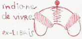 Louise Bourgeois. Ex Libris (for Paulo Herkenhoff). 2001