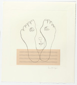 Louise Bourgeois. Untitled, plate 3 of 5, from the illustrated book, and plate 3 of 7, from the portfolio, Metamorfosis. 1997