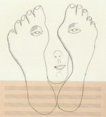 Louise Bourgeois. Untitled, plate 3 of 5, from the illustrated book, and plate 3 of 7, from the portfolio, Metamorfosis. 1997
