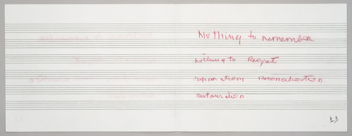 Louise Bourgeois. Text in Nothing to Remember (set 1), from the series of folio sets (1-6). 2004-2006
