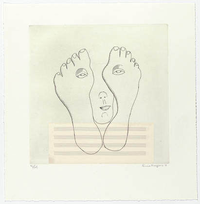 Louise Bourgeois. Untitled, plate 3 of 5, from the illustrated book, and plate 3 of 7, from the portfolio, Metamorfosis. 1997