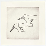 Louise Bourgeois. Untitled, plate 4 of 5, from the illustrated book, and plate 4 of 7, from the portfolio, Metamorfosis. 1997