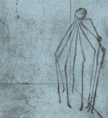 Louise Bourgeois. Untitled, plate 3 of 9, from the illustrated book, Ode &agrave; Ma M&egrave;re. 1995