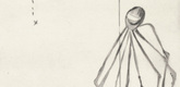 Louise Bourgeois. Untitled, plate 3 of 9, from the illustrated book, Ode &agrave; Ma M&egrave;re. 1995