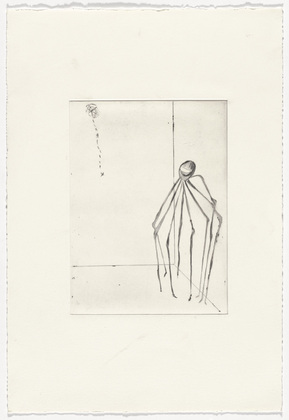 Louise Bourgeois. Untitled, plate 3 of 9, from the illustrated book, Ode &agrave; Ma M&egrave;re. 1995