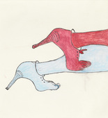 Louise Bourgeois. Untitled, plate 4 of 5, from the illustrated book, and plate 4 of 7, from the portfolio, Metamorfosis. 1997