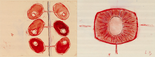 Louise Bourgeois. Untitled, no. 25, in Nothing to Remember (set 3), from the series of folio sets (1-6). 2004-2006