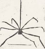 Louise Bourgeois. Untitled, plate 5 of 9, from the illustrated book, Ode &agrave; Ma M&egrave;re. 1995