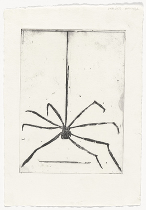Louise Bourgeois. Untitled, plate 5 of 9, from the illustrated book, Ode &agrave; Ma M&egrave;re. 1995
